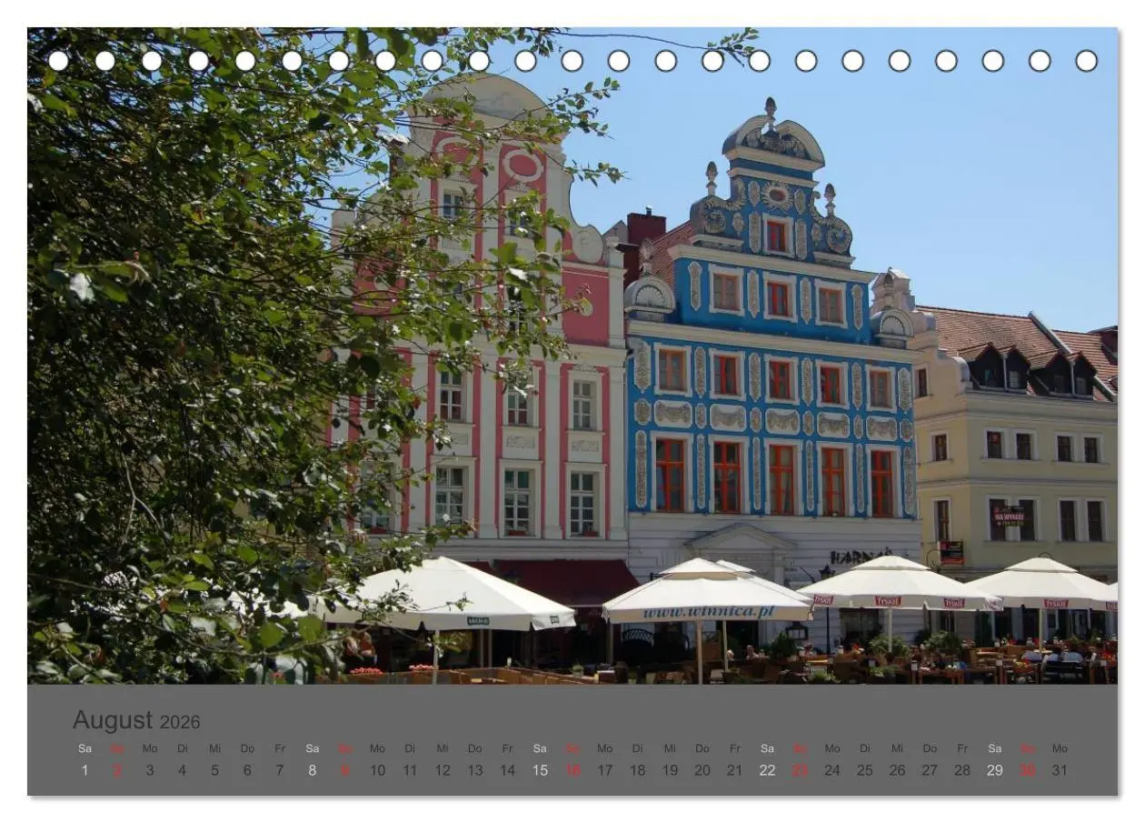 Bild: 9783516118926 | Altstädte in Polen (Tischkalender 2026 DIN A5 quer), CALVENDO...