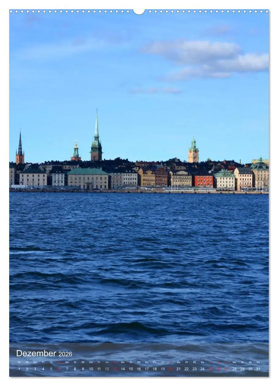 Bild: 9783516428926 | Stockholm - Stadtansichten (Wandkalender 2026 DIN A2 hoch),...