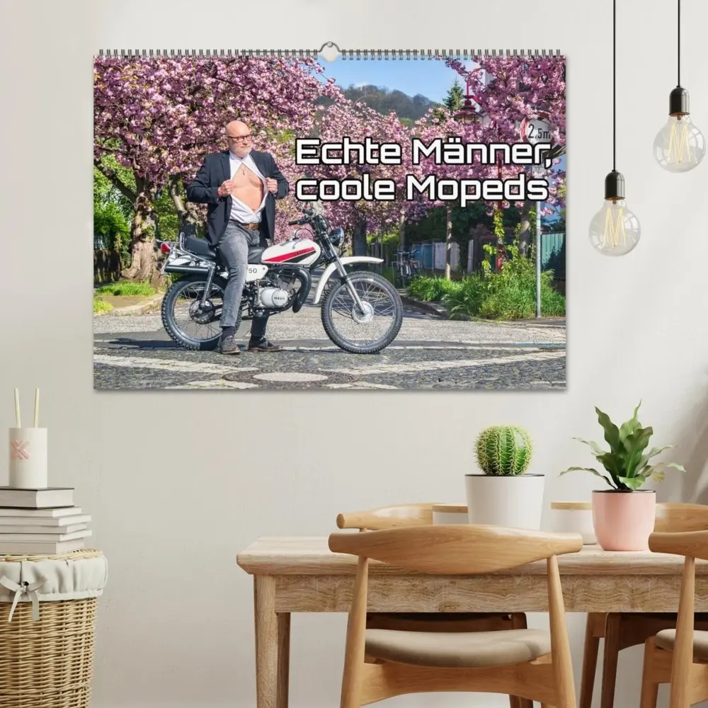Bild: 9783516598926 | Echte Männer, coole Mopeds (Wandkalender 2026 DIN A2 quer),...