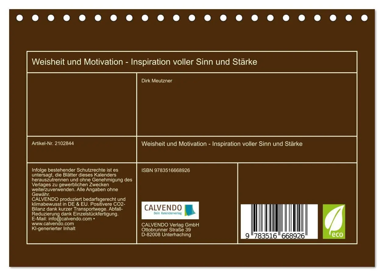 Bild: 9783516668926 | Weisheit und Motivation - Inspiration voller Sinn und Stärke...