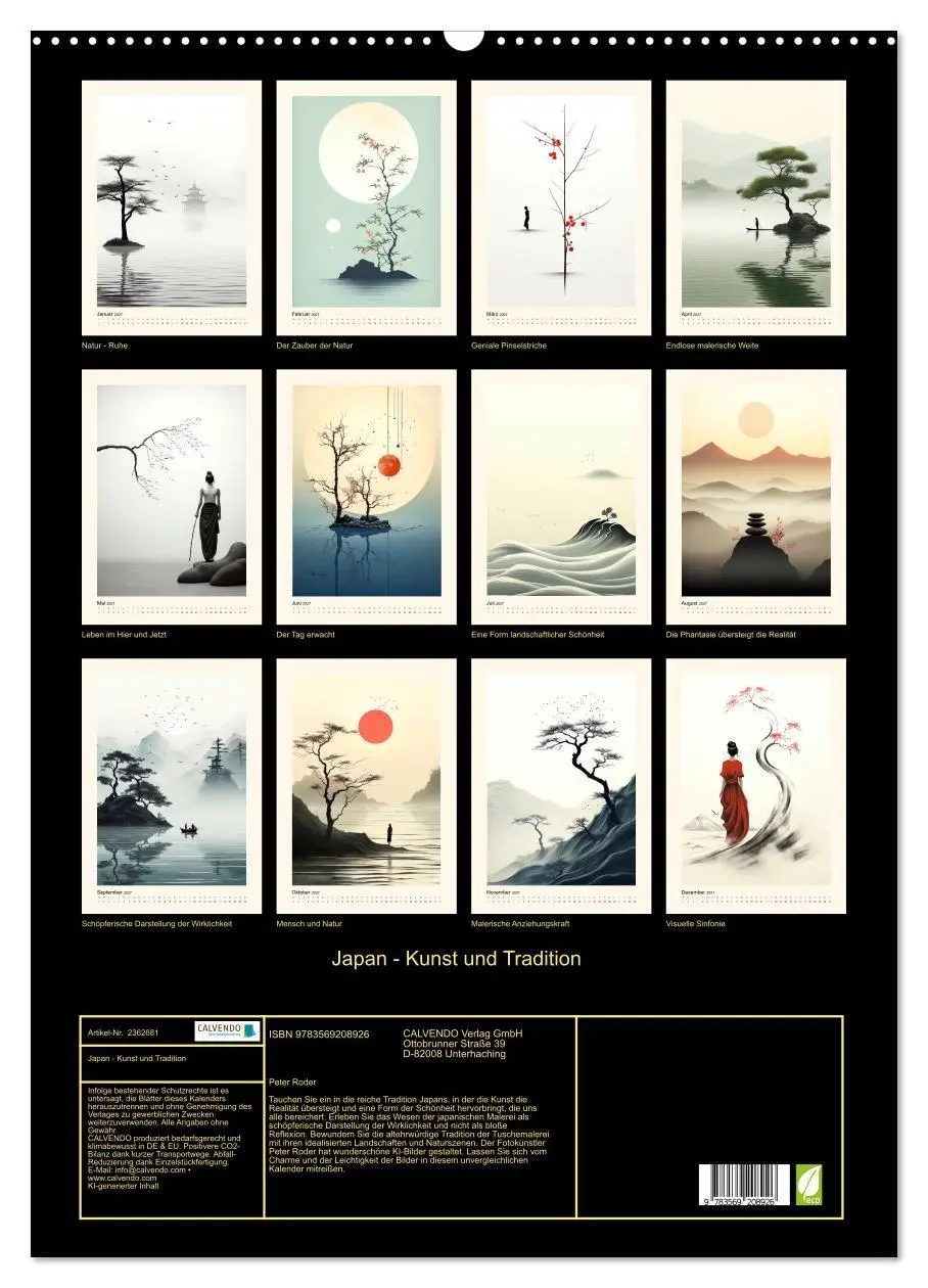Bild: 9783569208926 | Japan - Kunst und Tradition (Wandkalender 2027 DIN A2 hoch),...
