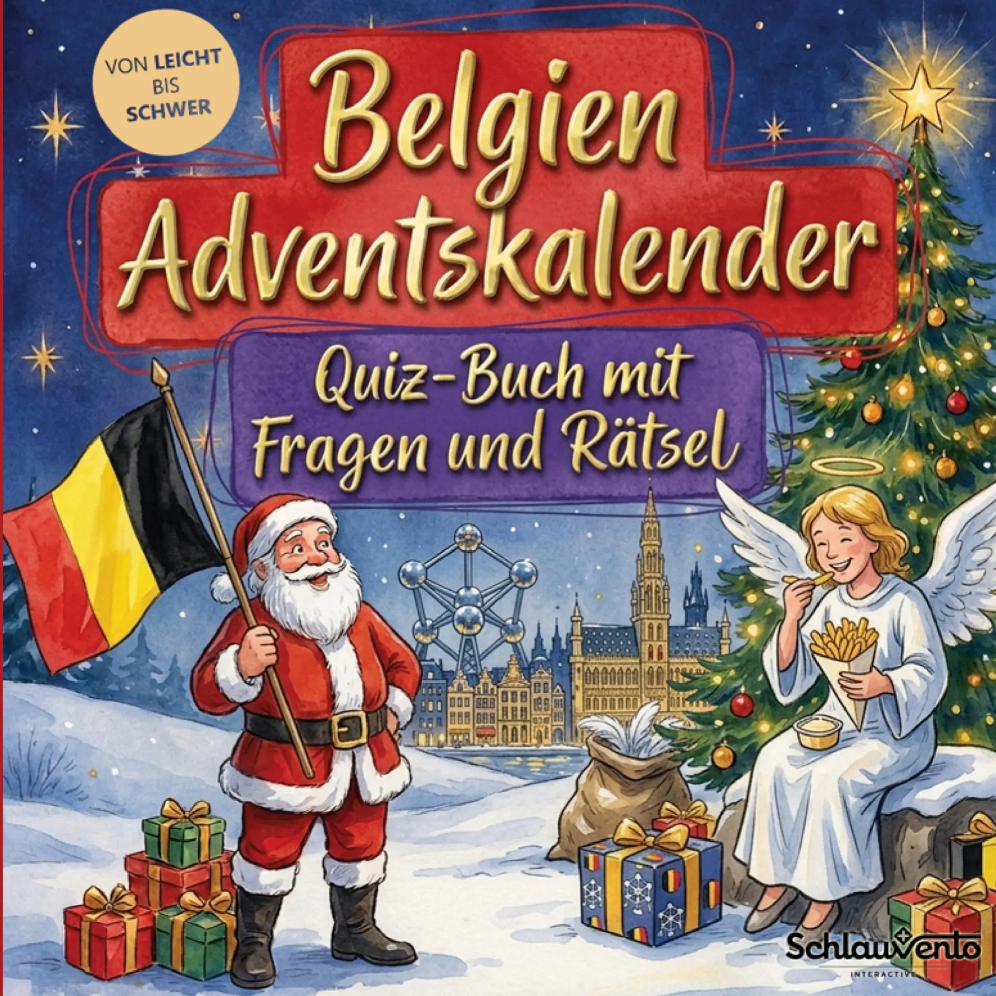 Cover: 9783693198926 | Belgien-Adventskalender: Quiz-Buch mit Fragen und Rätsel | Interactive