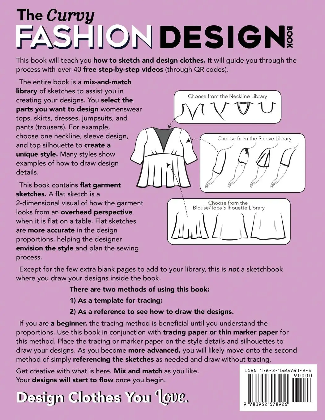 Rückseite: 9783952578926 | The Curvy Fashion Design Book | Gina Renee Dunham | Taschenbuch | 2024