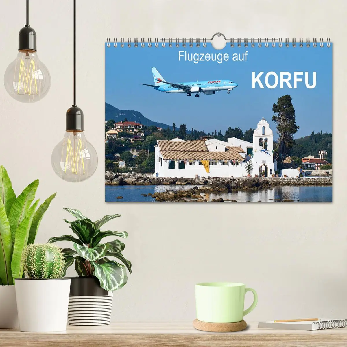 Bild: 9783457779026 | Flugzeuge auf Korfu (Wandkalender 2026 DIN A4 quer), CALVENDO...