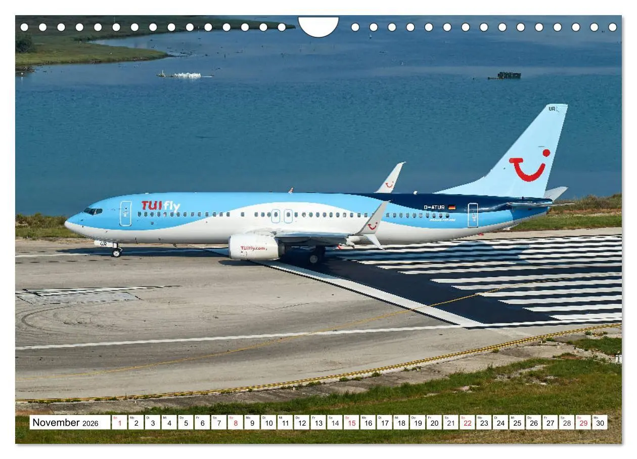 Bild: 9783457779026 | Flugzeuge auf Korfu (Wandkalender 2026 DIN A4 quer), CALVENDO...