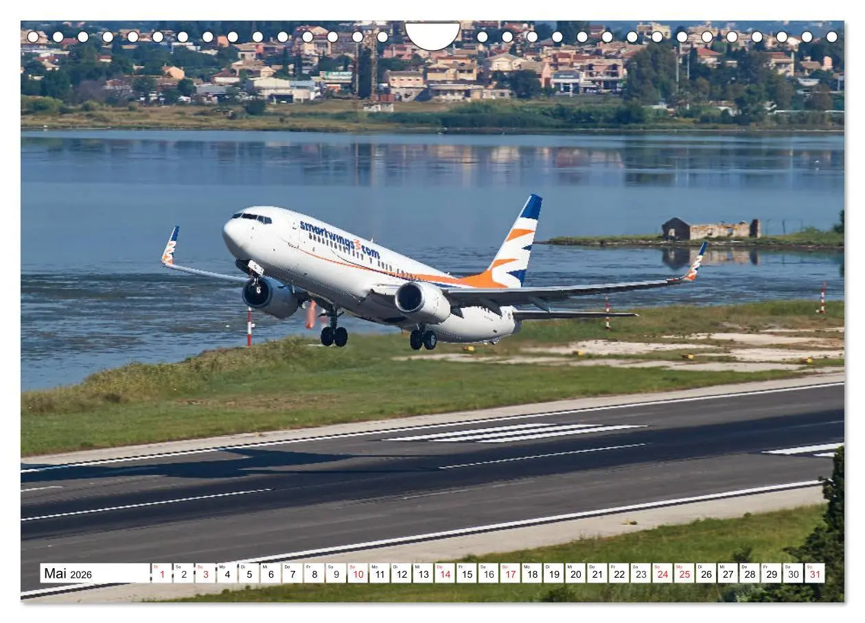 Bild: 9783457779026 | Flugzeuge auf Korfu (Wandkalender 2026 DIN A4 quer), CALVENDO...