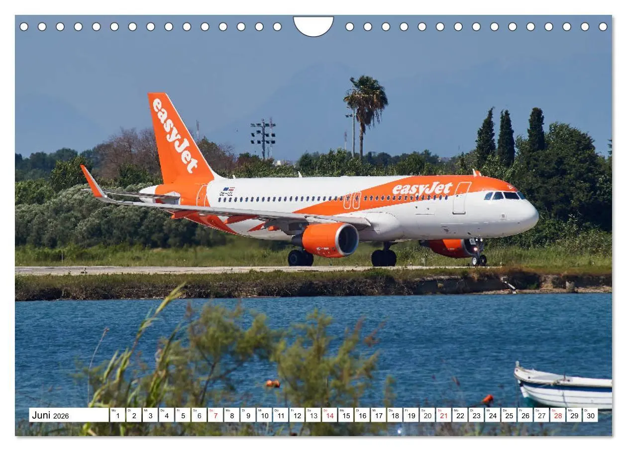 Bild: 9783457779026 | Flugzeuge auf Korfu (Wandkalender 2026 DIN A4 quer), CALVENDO...