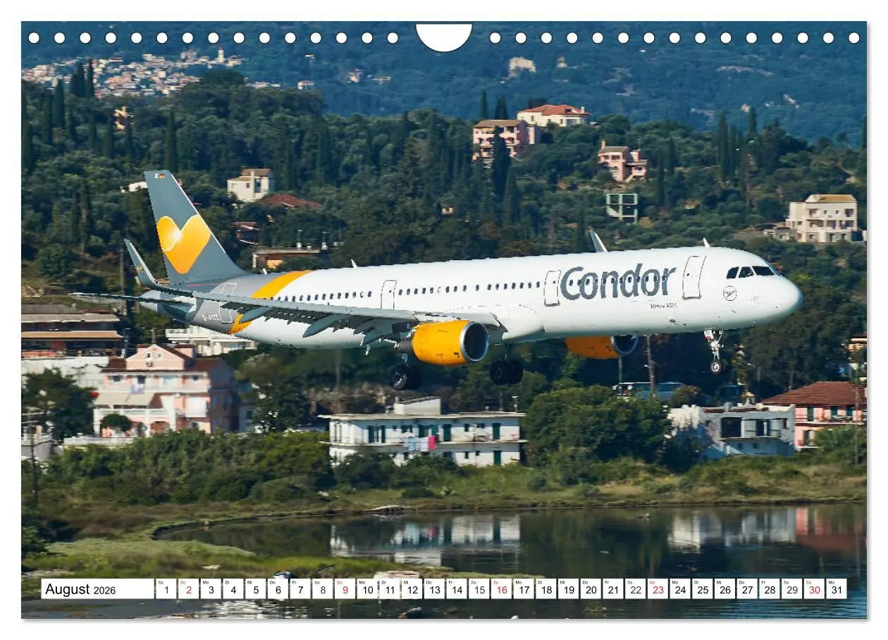 Bild: 9783457779026 | Flugzeuge auf Korfu (Wandkalender 2026 DIN A4 quer), CALVENDO...