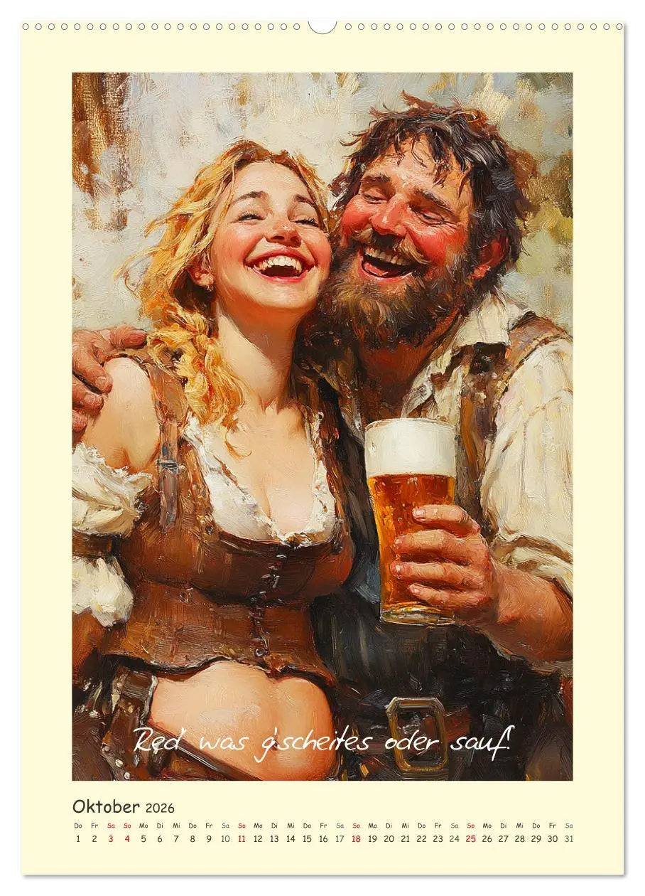 Bild: 9783516249026 | Bier, Bäuche, Sprüche. Spaß mit Hopfen und Malz (Wandkalender 2026...