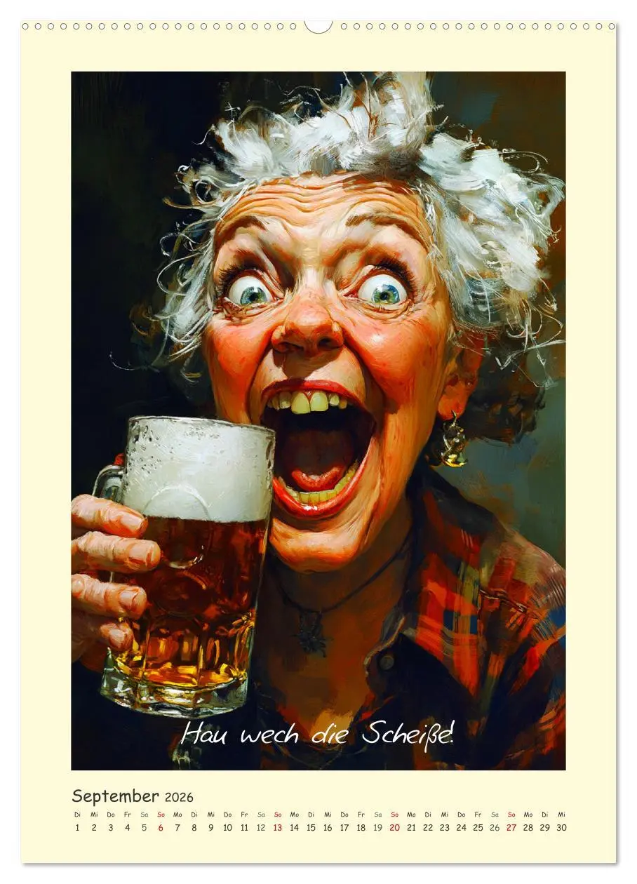 Bild: 9783516249026 | Bier, Bäuche, Sprüche. Spaß mit Hopfen und Malz (Wandkalender 2026...