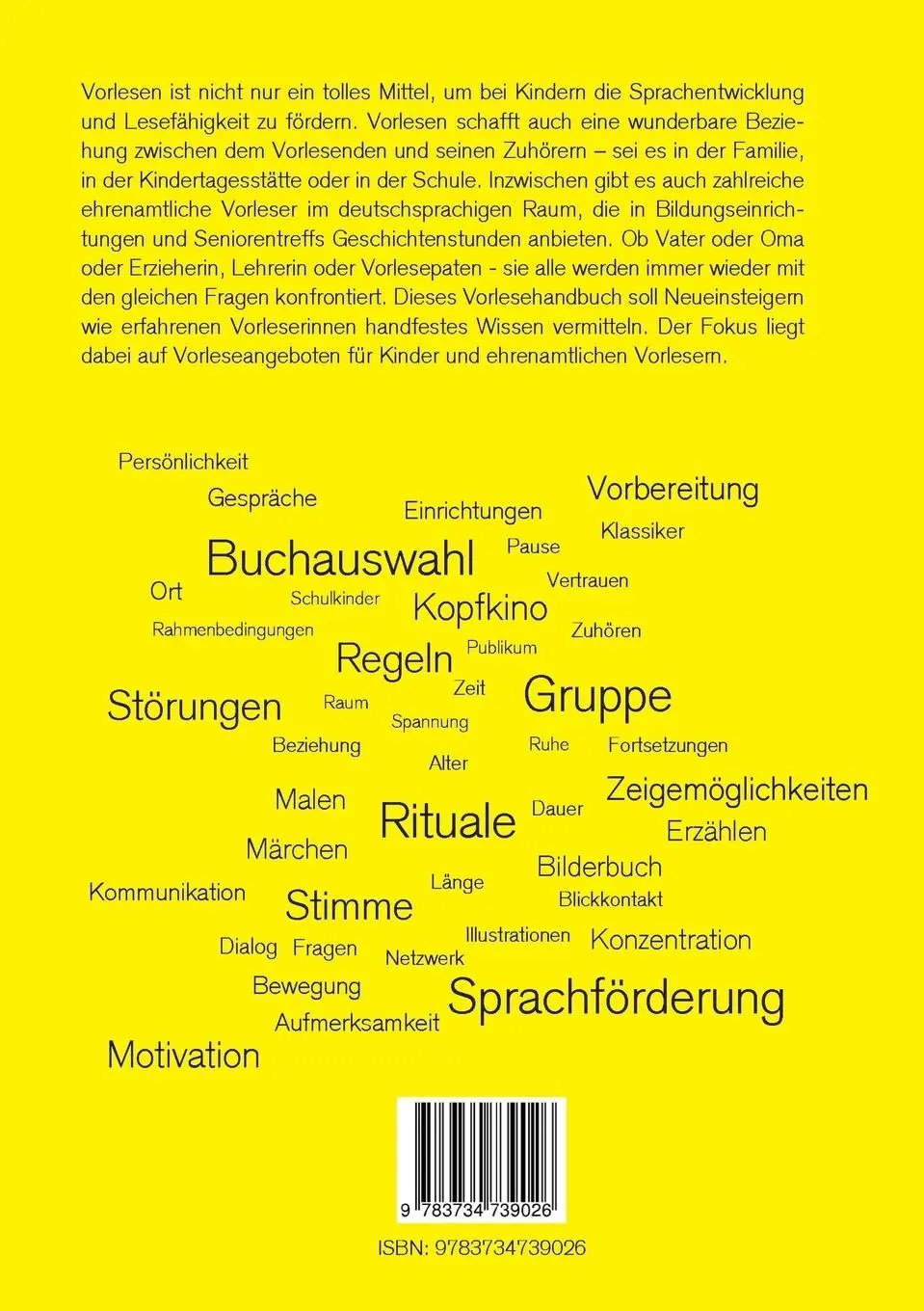 Rückseite: 9783734739026 | Handbuch Vorlesen | Melanie Friedrich | Taschenbuch | 100 S. | Deutsch