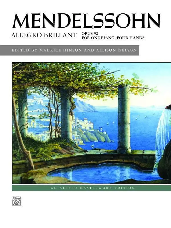 Cover: 9780739079126 | Mendelssohn: Allegro Brillant | Opus 92 for One Piano, Four Hands