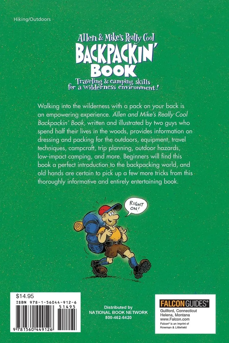 Rückseite: 9781560449126 | Allen &amp; Mike's Really Cool Backpackin' Book | Allen O'Bannon | Buch