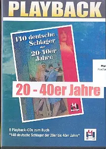 Cover: 9781783059126 | Hildner, G: 140 dt. Schlager der 20-40er/6 Playback-CDs | Hildner | CD