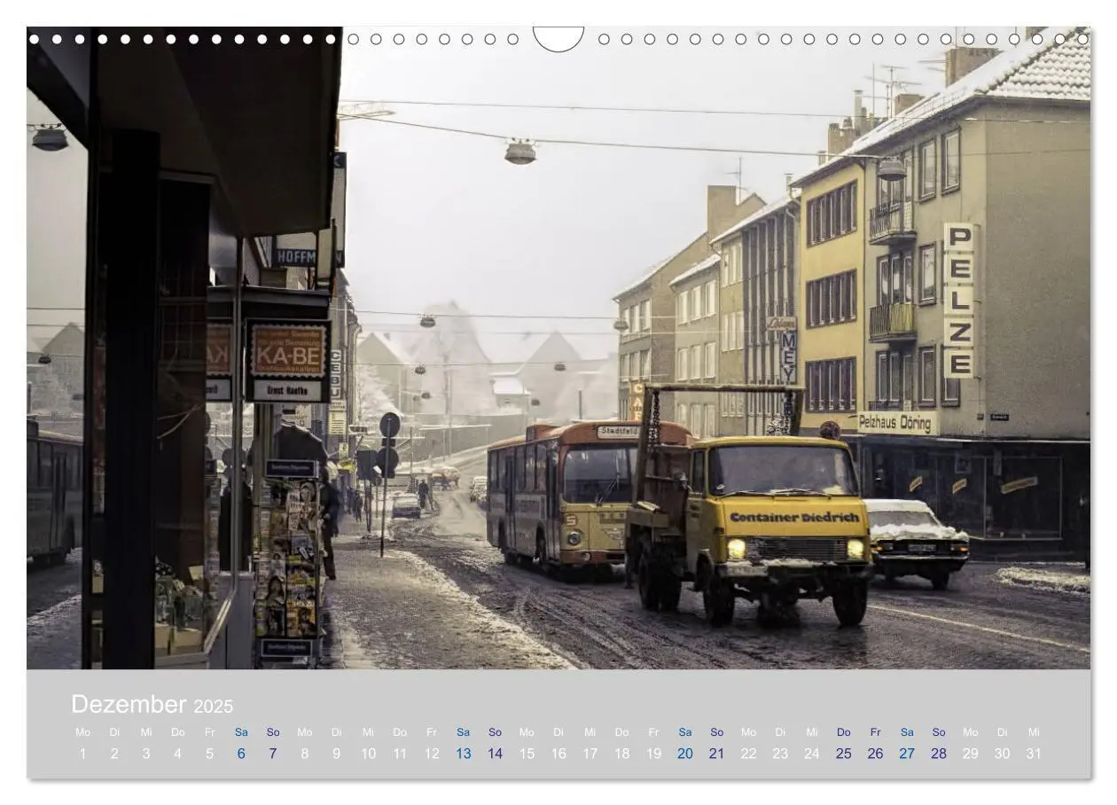 Bild: 9783435439126 | Hildesheim - damals ... (Wandkalender 2025 DIN A3 quer), CALVENDO...