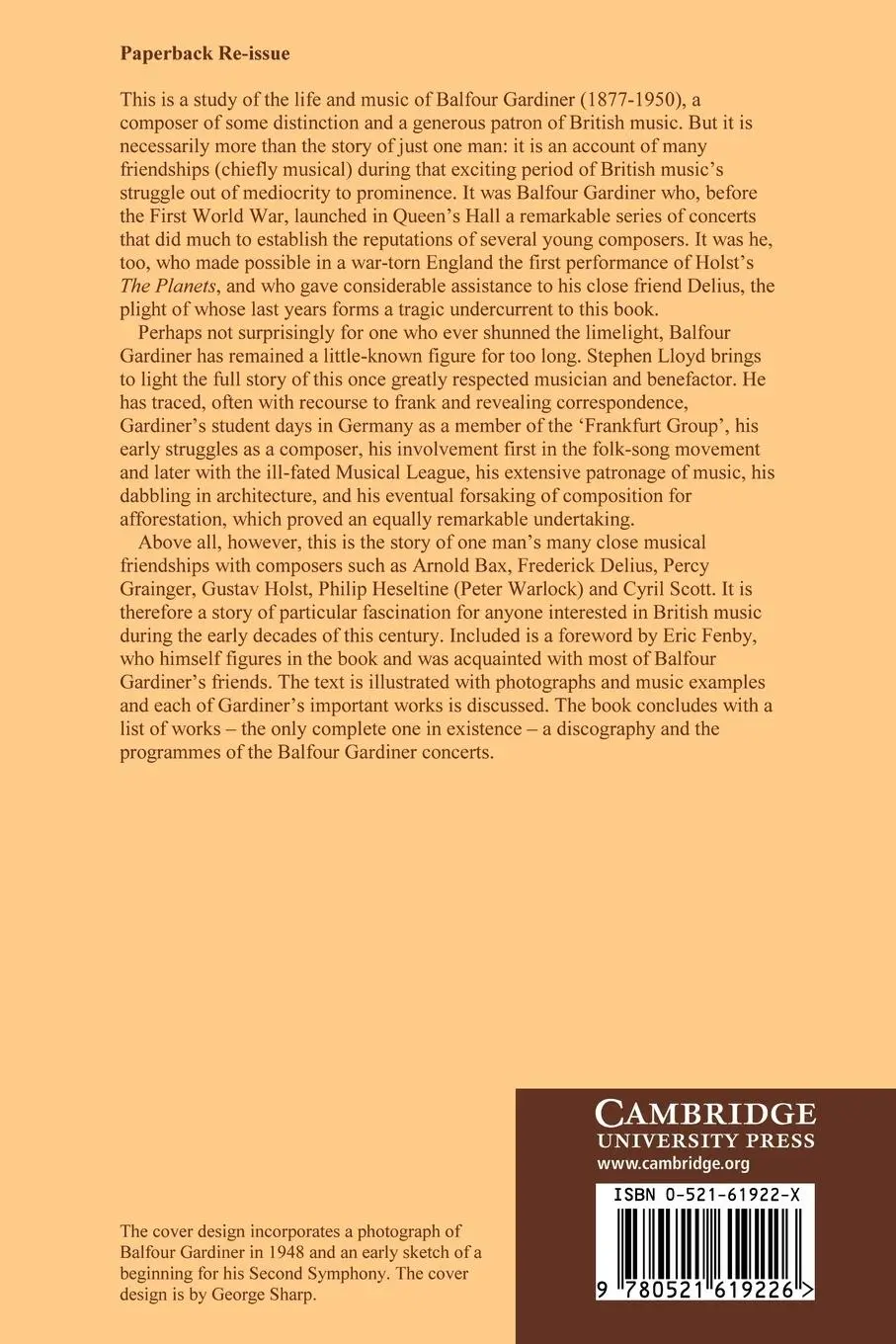 Rückseite: 9780521619226 | H. Balfour Gardiner | Stephen Lloyd (u. a.) | Taschenbuch | Englisch