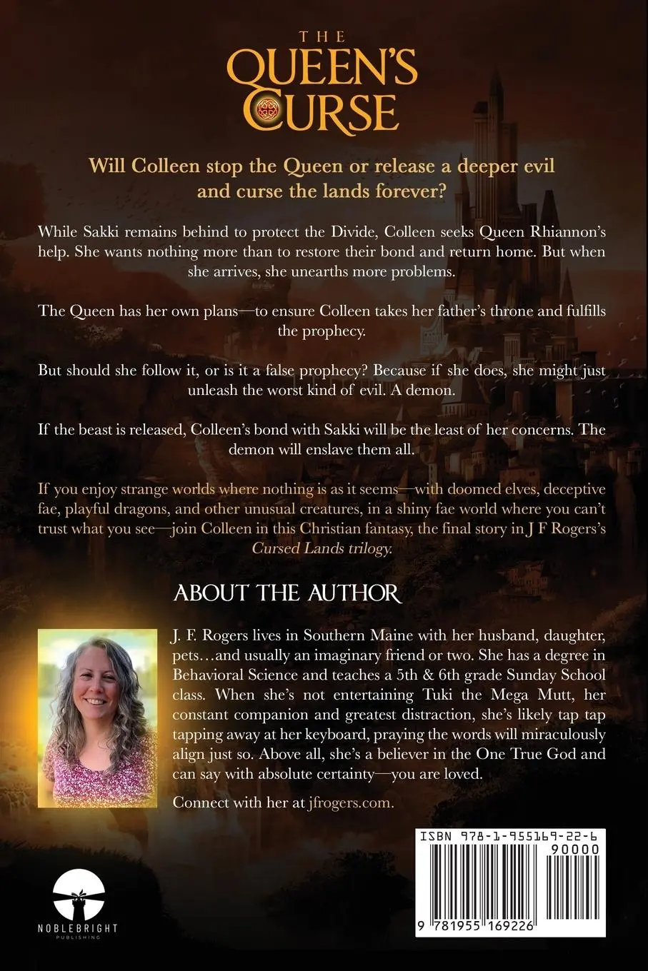 Rückseite: 9781955169226 | The Queen's Curse | J F Rogers | Taschenbuch | Englisch | 2024