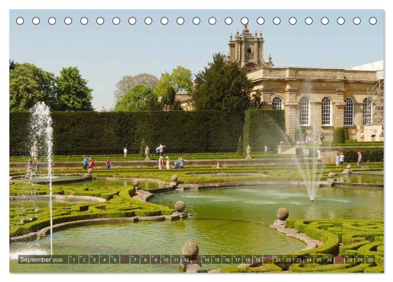 Bild: 9783457829226 | Schlösser und Gärten in England (Tischkalender 2026 DIN A5 quer),...