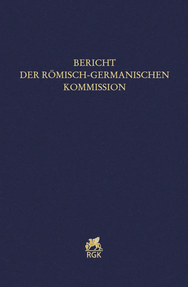 Cover: 9783786129226 | Bericht der Römisch-Germanischen Kommission 103 (2022) | Instituts