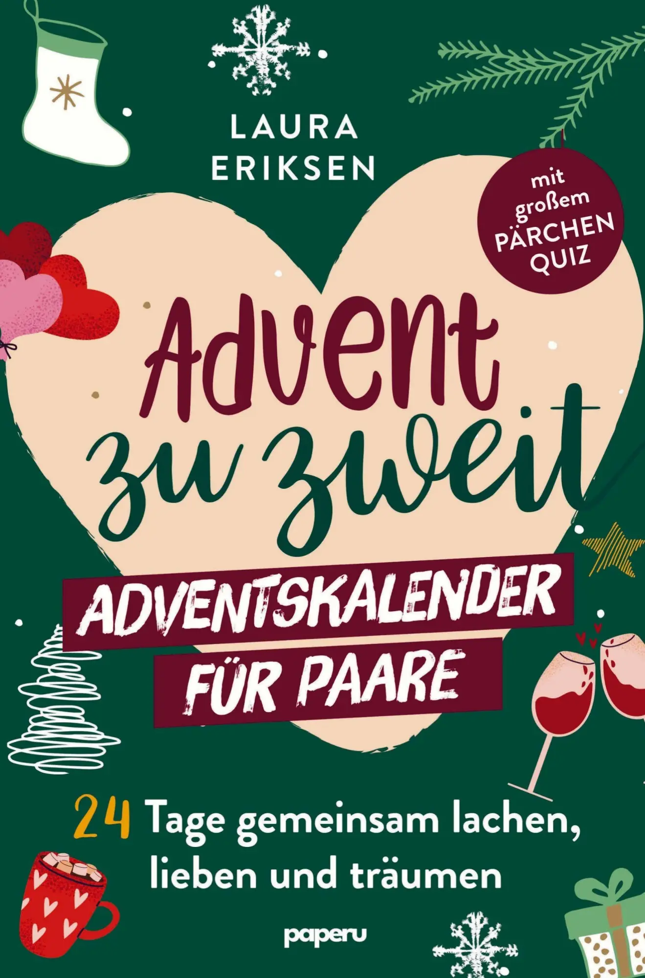 Cover: 9783911099226 | Advent zu zweit - der Adventskalender für Paare: 24 Tage gemeinsam...
