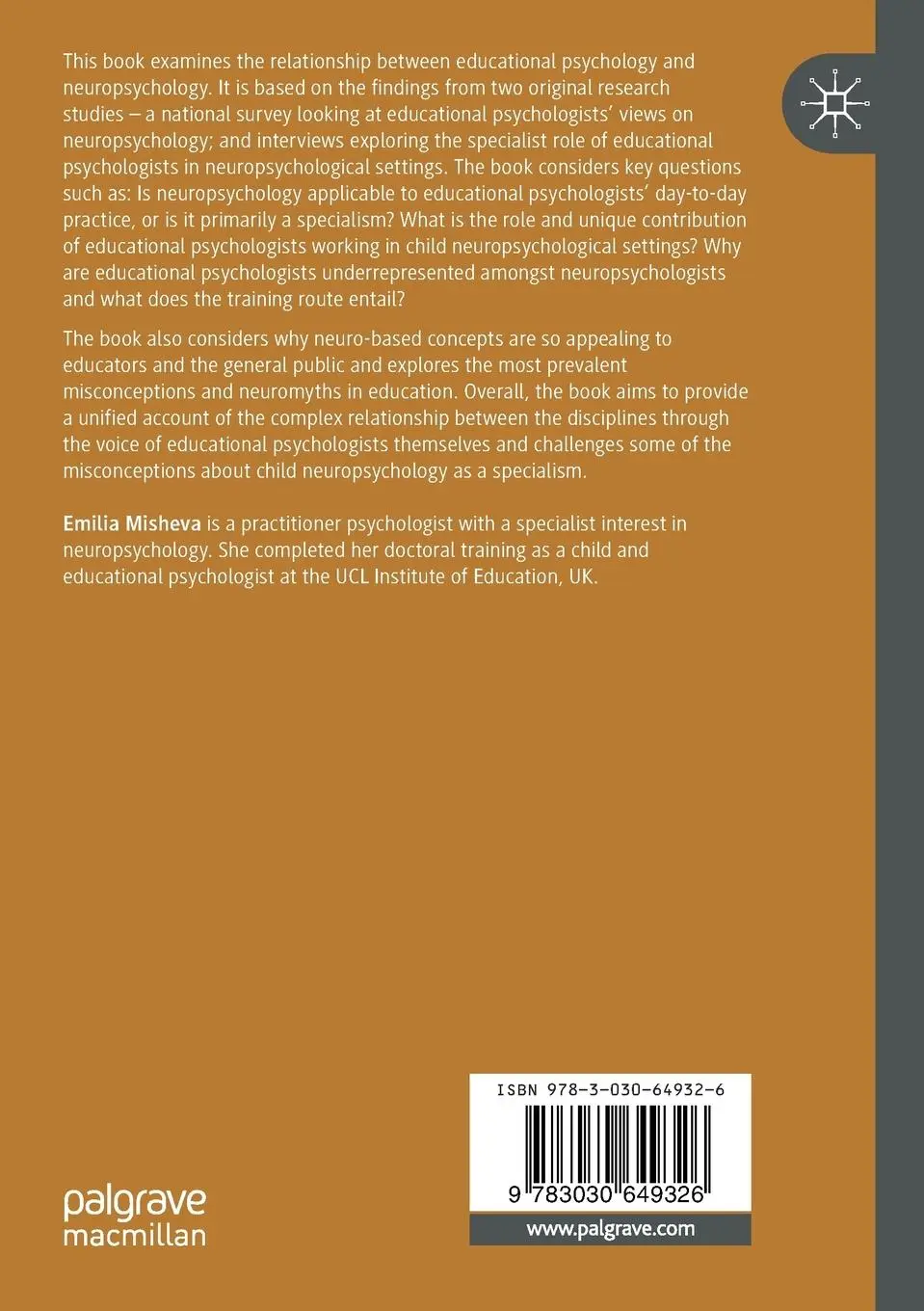 Rückseite: 9783030649326 | Child Neuropsychology in Practice | Emilia Misheva | Taschenbuch | xvi