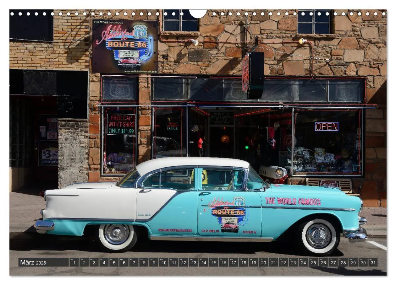 Bild: 9783435109326 | Route 66 (Wandkalender 2025 DIN A3 quer), CALVENDO Monatskalender