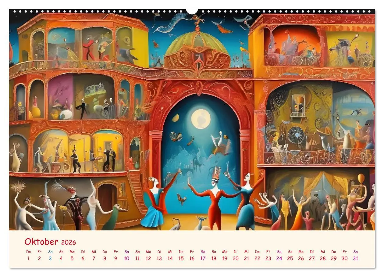 Bild: 9783457299326 | Absurdes Theater - In surrealen Traumwelten versinken (Wandkalender...