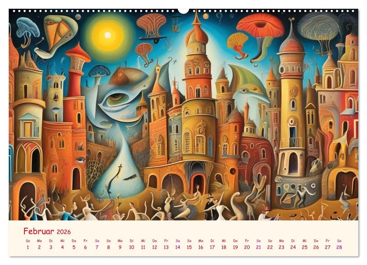 Bild: 9783457299326 | Absurdes Theater - In surrealen Traumwelten versinken (Wandkalender...