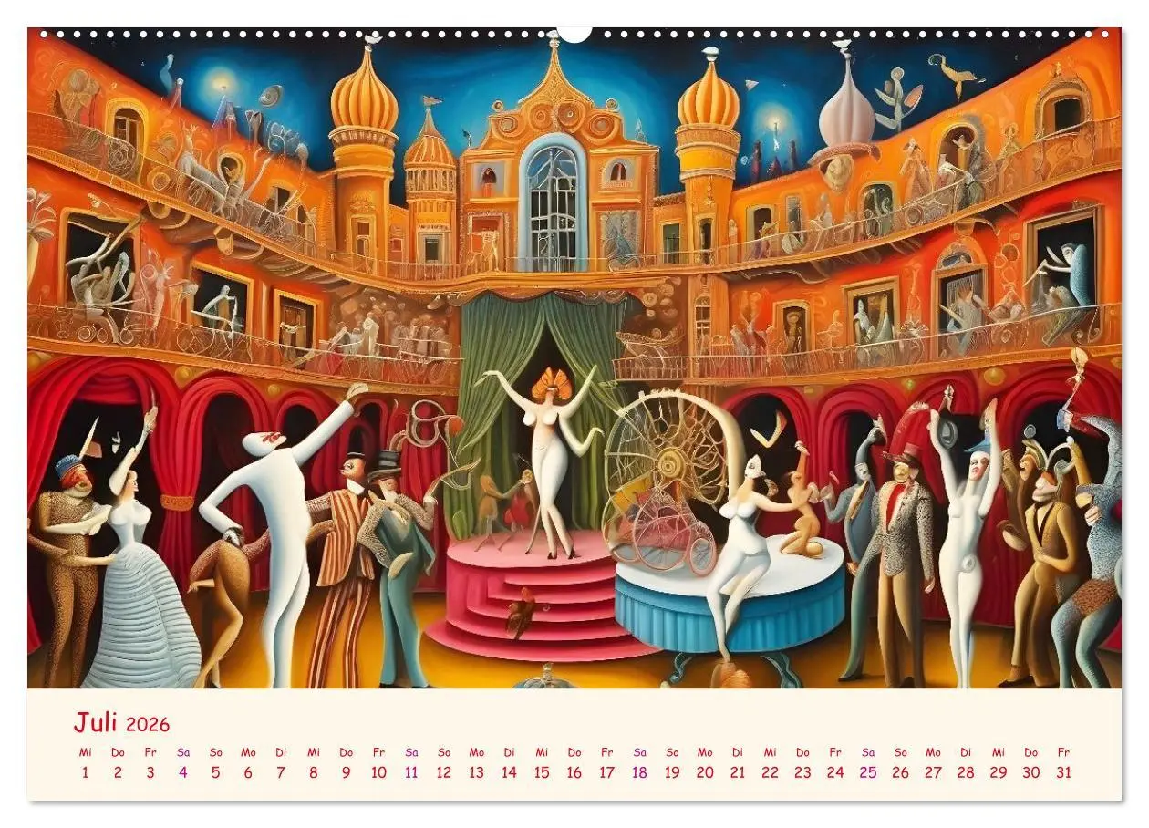 Bild: 9783457299326 | Absurdes Theater - In surrealen Traumwelten versinken (Wandkalender...