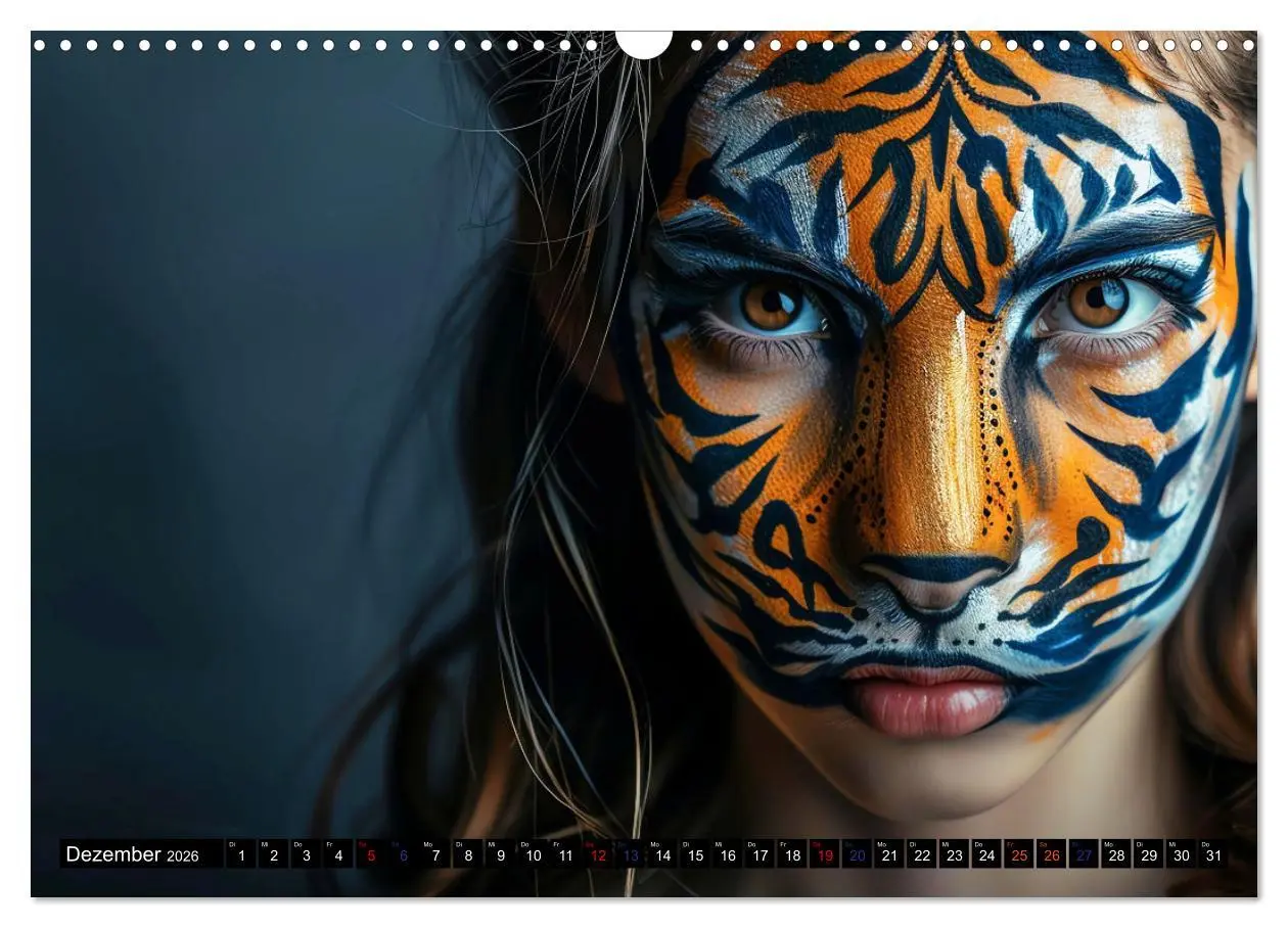 Bild: 9783457369326 | Faszination Bodypainting (Wandkalender 2026 DIN A3 quer), CALVENDO...