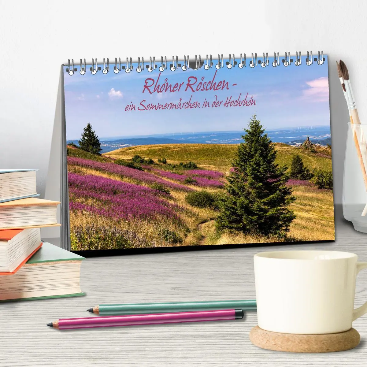 Bild: 9783457819326 | Rhöner Röschen - ein Sommermärchen in der Hochrhön (Tischkalender...