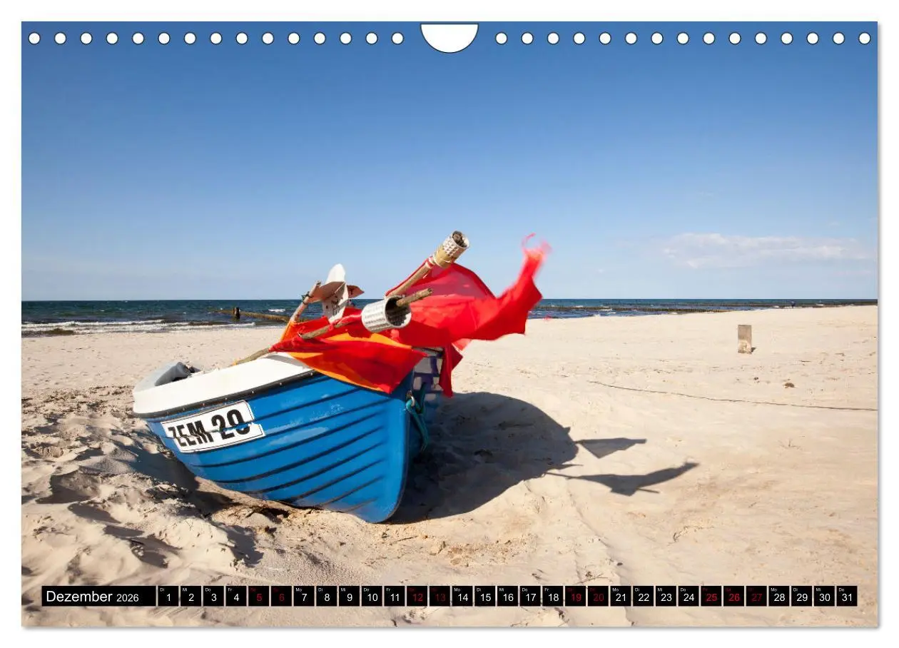 Bild: 9783457289426 | Usedom (Wandkalender 2026 DIN A4 quer), CALVENDO Monatskalender | 2026