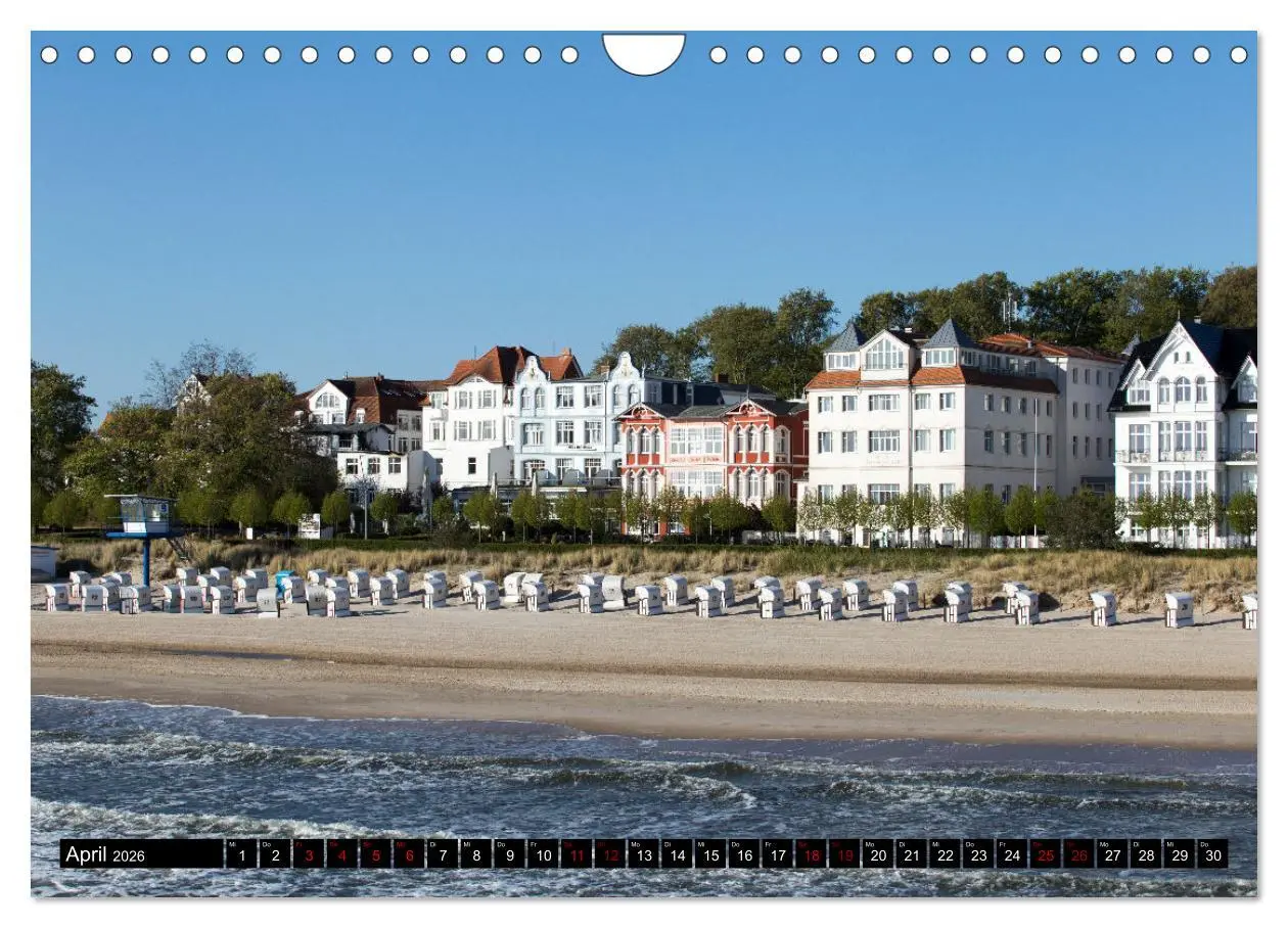Bild: 9783457289426 | Usedom (Wandkalender 2026 DIN A4 quer), CALVENDO Monatskalender | 2026