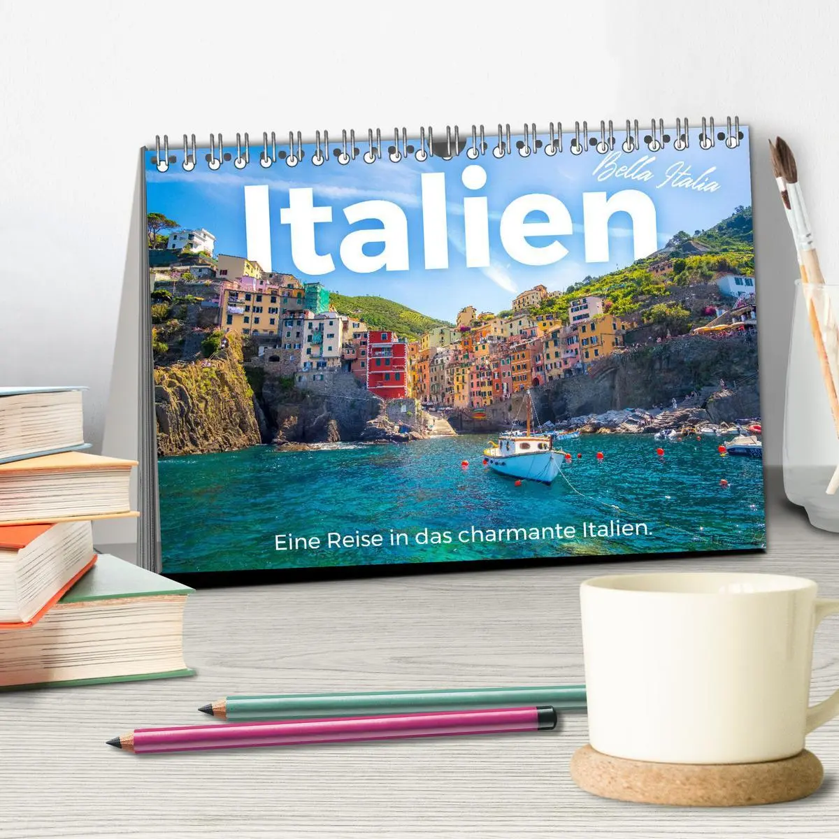 Bild: 9783457599426 | Italien - Eine Reise in das charmante Italien. (Tischkalender 2026...