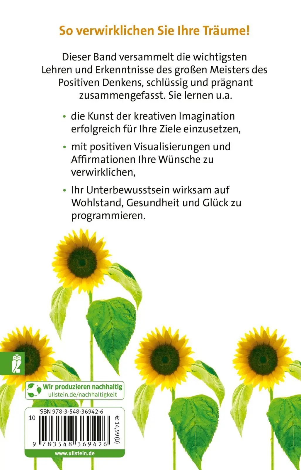 Rückseite: 9783548369426 | Das Erfolgsbuch | Wie Sie alles im Leben erreichen können | Murphy