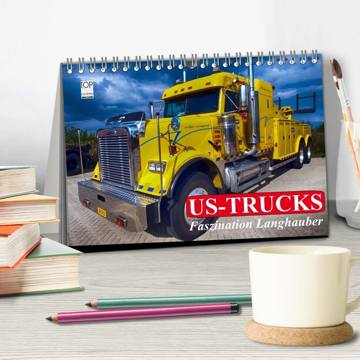 Bild: 9783569919426 | US-Trucks. Faszination Langhauber (Tischkalender 2027 DIN A5 quer),...