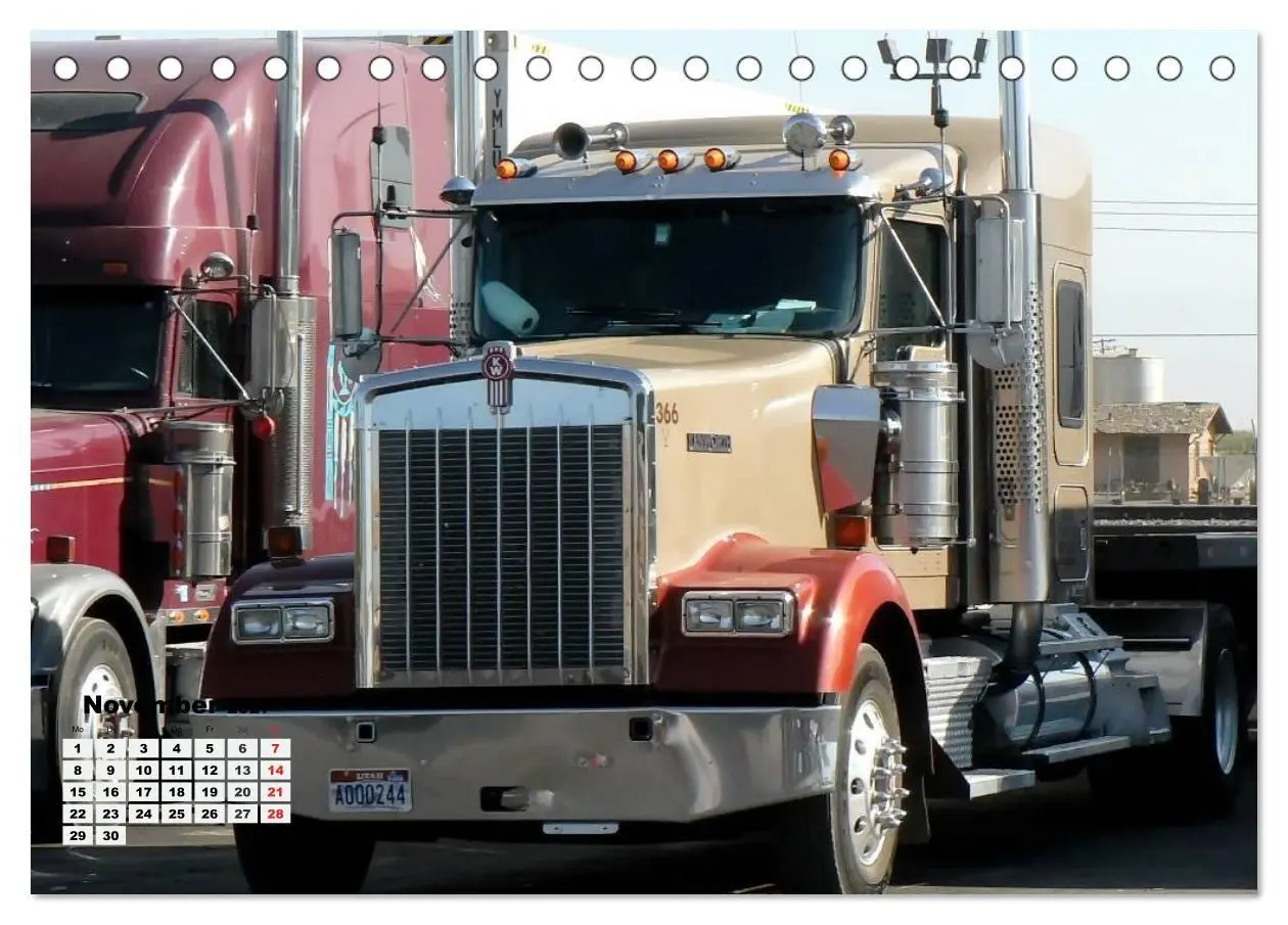 Bild: 9783569919426 | US-Trucks. Faszination Langhauber (Tischkalender 2027 DIN A5 quer),...