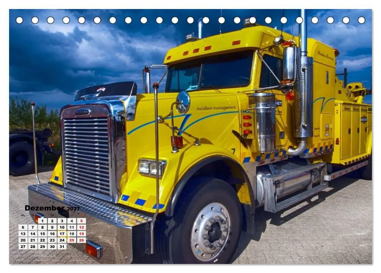 Bild: 9783569919426 | US-Trucks. Faszination Langhauber (Tischkalender 2027 DIN A5 quer),...