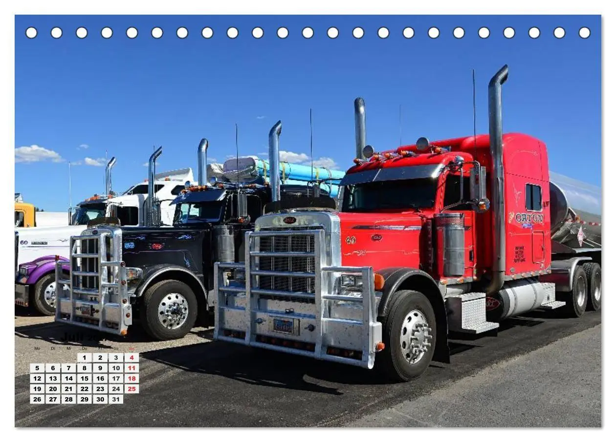 Bild: 9783569919426 | US-Trucks. Faszination Langhauber (Tischkalender 2027 DIN A5 quer),...