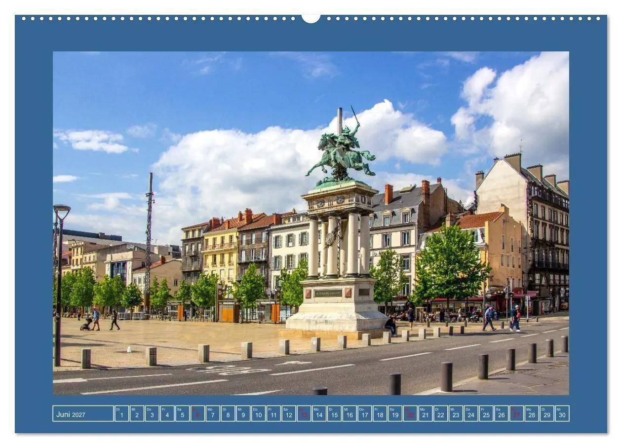 Bild: 9783594289426 | Clermont-Ferrand (Wandkalender 2027 DIN A2 quer), CALVENDO...