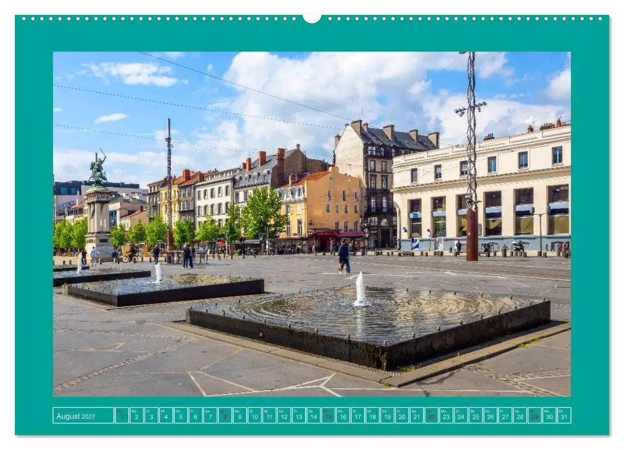 Bild: 9783594289426 | Clermont-Ferrand (Wandkalender 2027 DIN A2 quer), CALVENDO...
