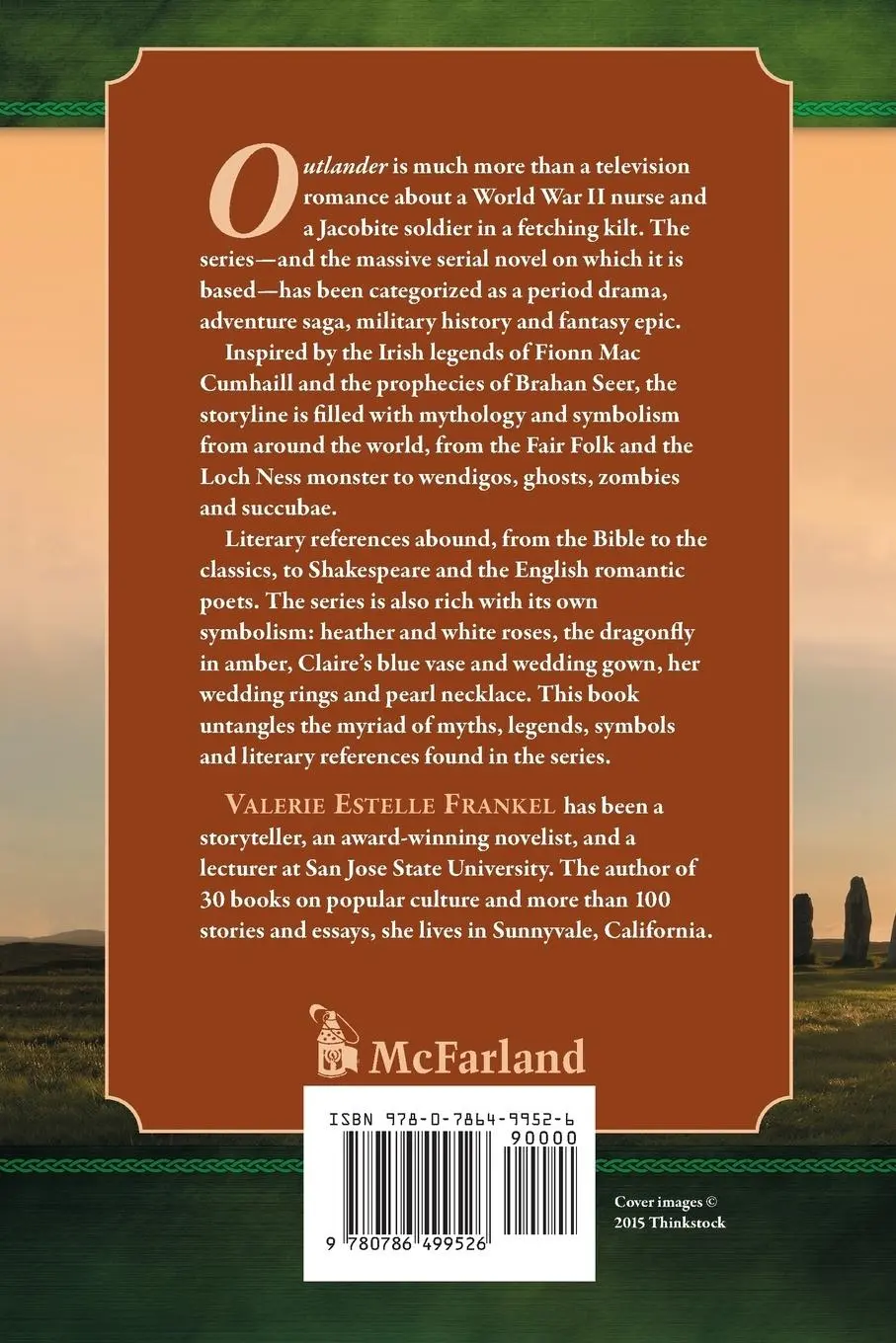 Rückseite: 9780786499526 | The Symbolism and Sources of Outlander | Valerie Estelle Frankel