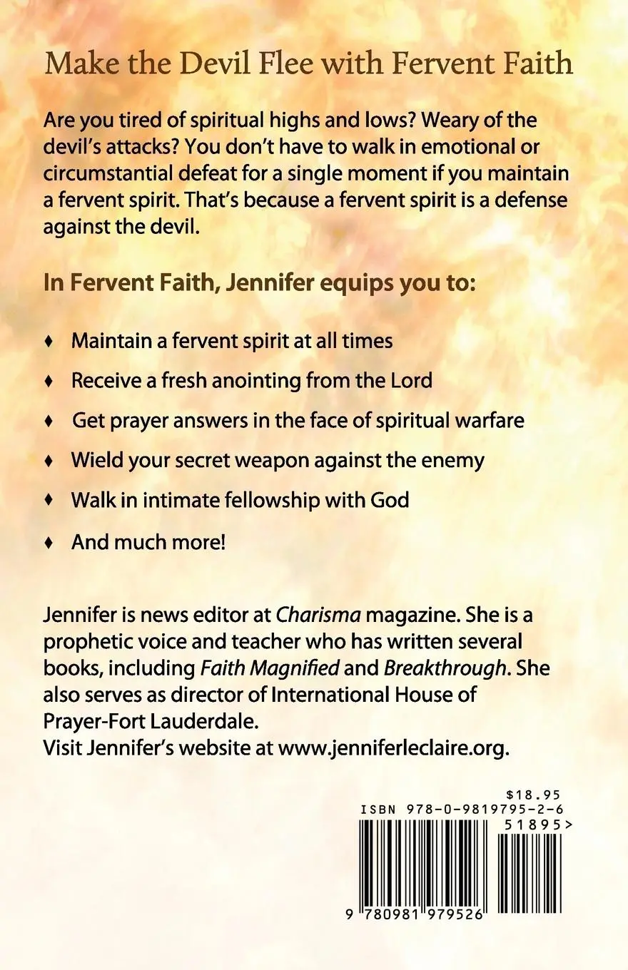 Rückseite: 9780981979526 | Fervent Faith | Jennifer Leclaire | Taschenbuch | Englisch | 2010
