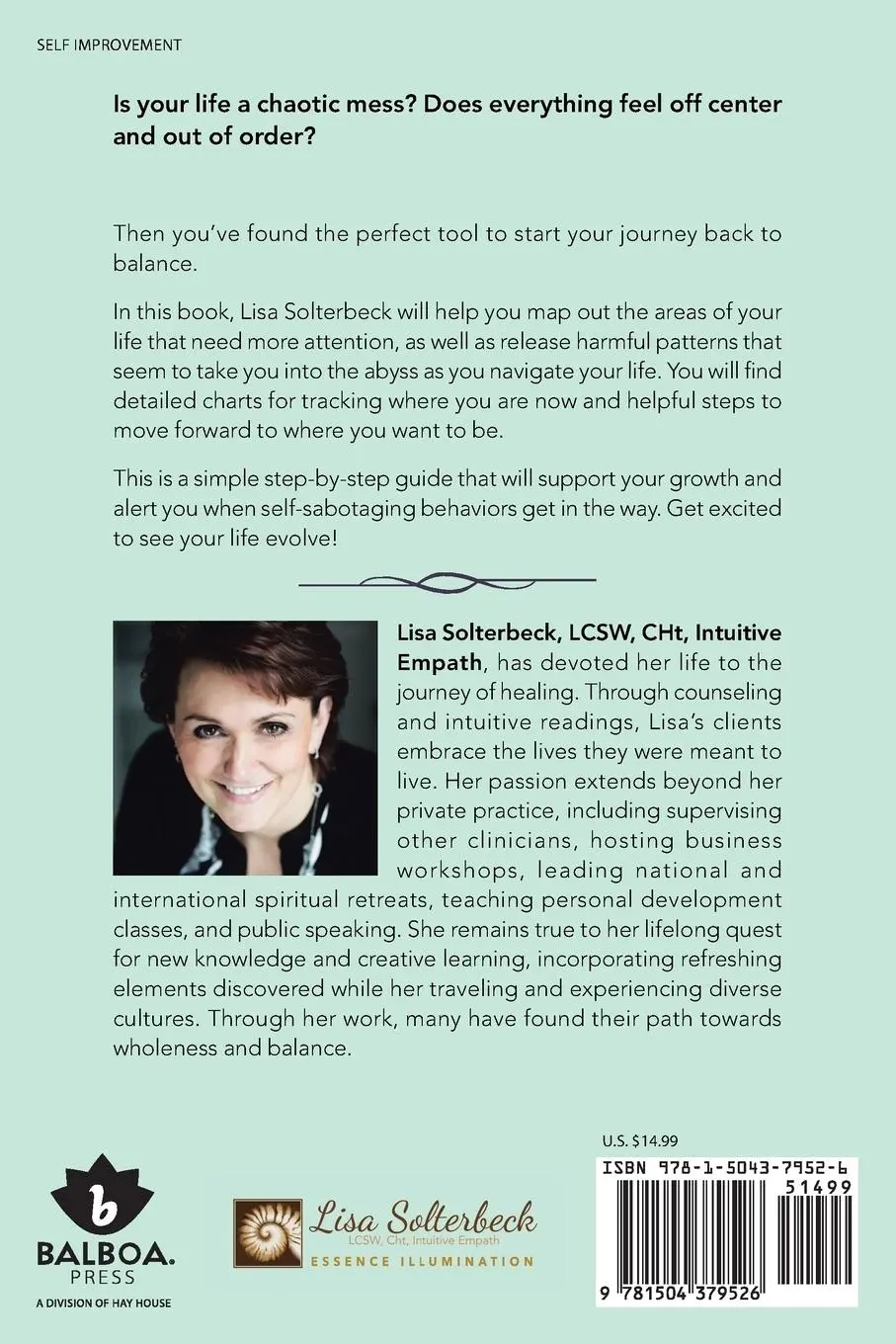 Rückseite: 9781504379526 | The Journey Back to Balance | An Intentional Path | Cht | Taschenbuch