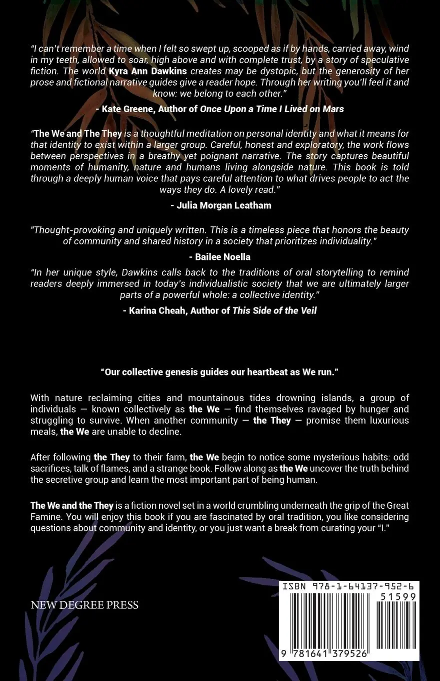 Rückseite: 9781641379526 | The We and the They | Kyra Ann Dawkins | Taschenbuch | Englisch | 2020