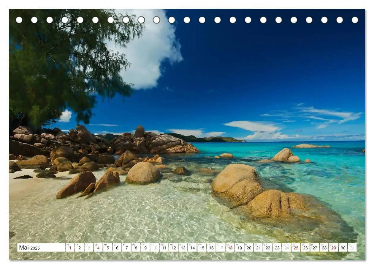 Bild: 9783435709526 | Seychellen - Ein letztes Paradies auf Erden (Tischkalender 2025 DIN...