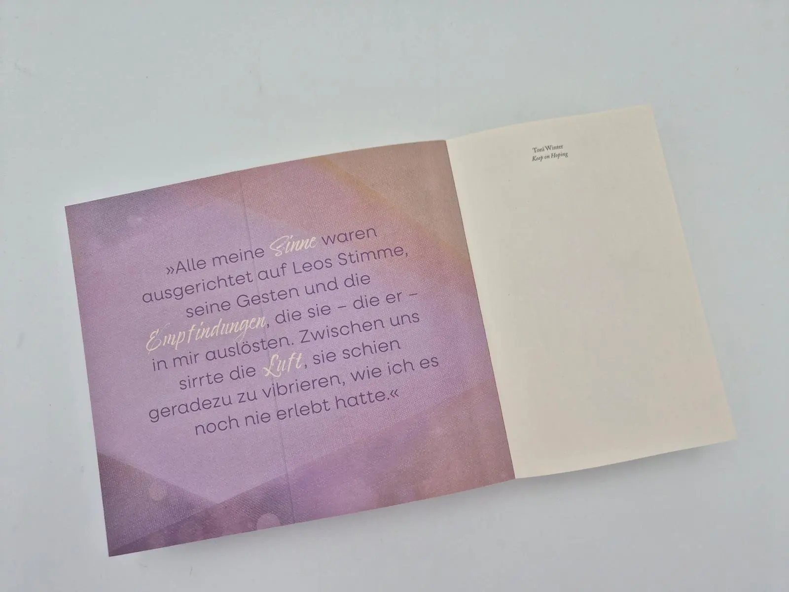 Bild: 9783492069526 | Keep on Hoping | Toni Winter | Taschenbuch | 448 S. | Deutsch | 2026