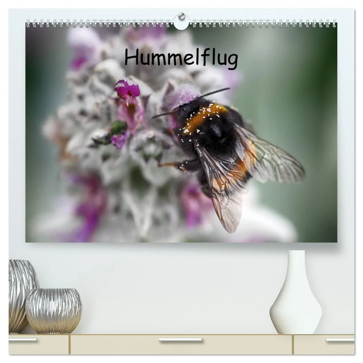 Cover: 9783516129526 | Hummelflug (hochwertiger Premium Wandkalender 2026 DIN A2 quer),...