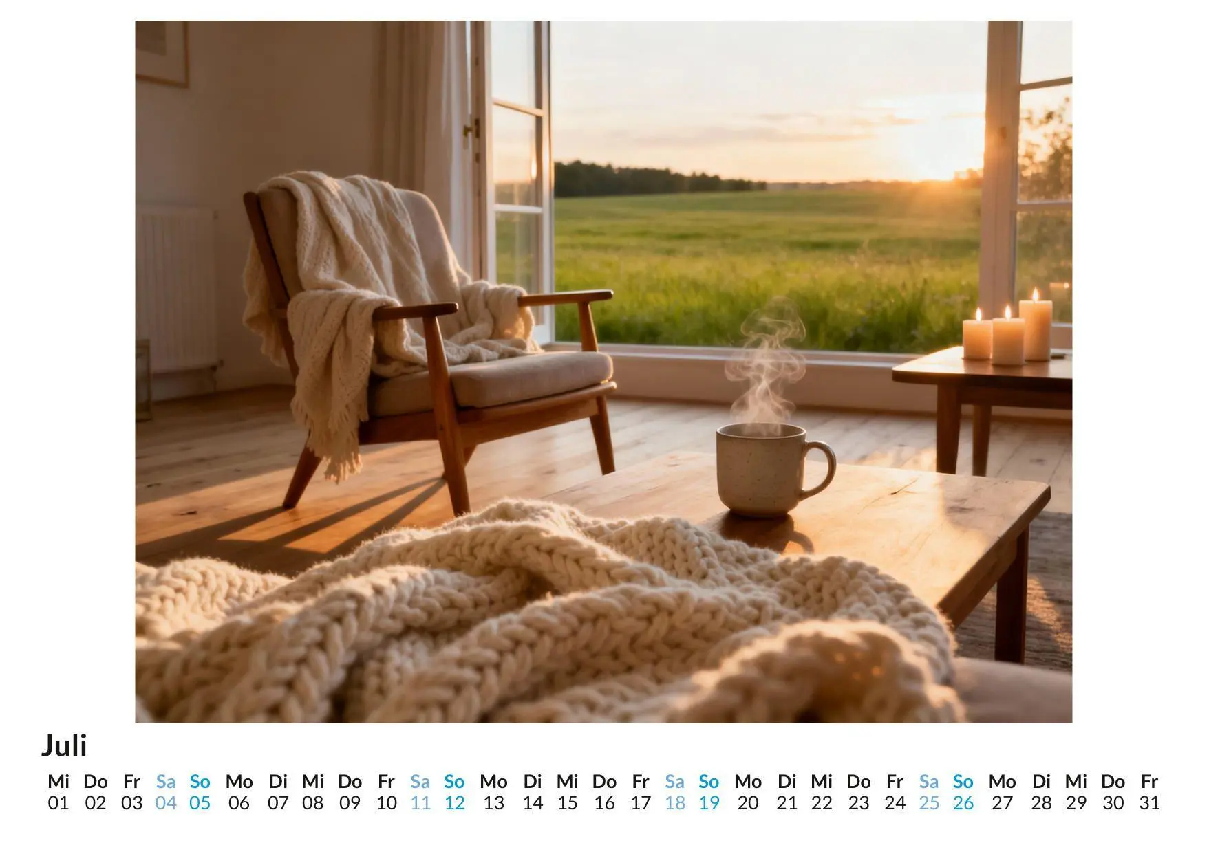 Bild: 9783695329526 | Skandinavische Hygge-Momente | Julia König | Kalender | Deutsch | 2026