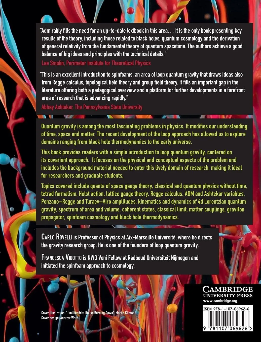 Rückseite: 9781107069626 | Covariant Loop Quantum Gravity | Carlo Rovelli (u. a.) | Buch | 2014